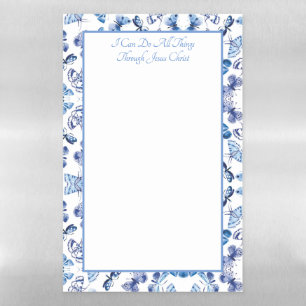 Butterflies Dry Erase Sheet I Can Do All Things...