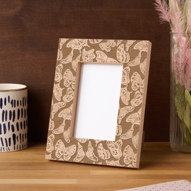 Butterflies Engraved Frames (Left)