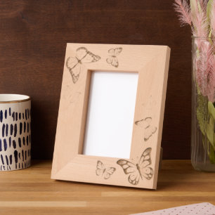 Butterflies Engraved Frames