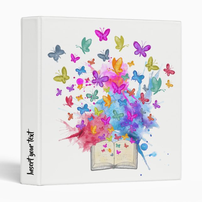 Butterflies explosion binder (Front/Spine)