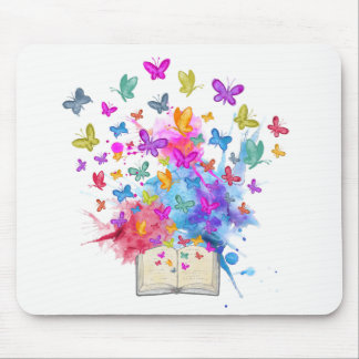 Butterflies explosion mouse pad