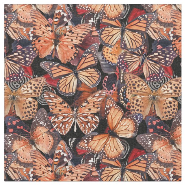 Butterflies Fabric (Close Up)