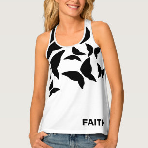 Butterflies Faith Name  Tank Top