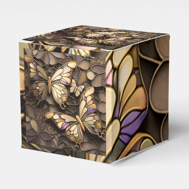 butterflies favor boxes (Front Side)