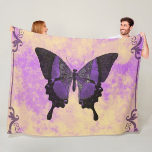 Butterflies Fleece Blanket