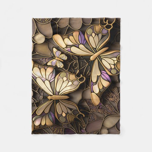  butterflies fleece blanket