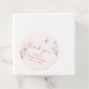 Butterflies Floral Favor Tags