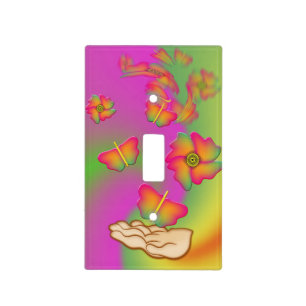 Butterflies & Flowers Light Switch Cover