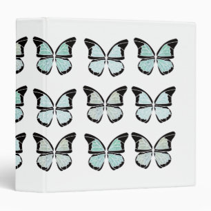 Butterflies Flutter By School Office Binder Folder