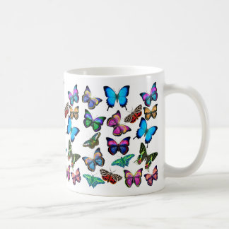 Butterflies Fluttering By Mug