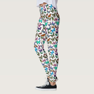 Butterflies Fluttering By Women's Leggings