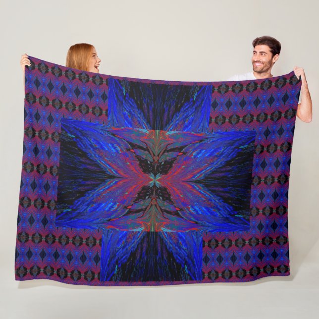 Butterflies For Anastacia 25 Fleece Blanket (In Situ)