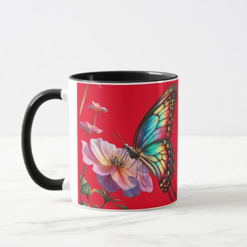 Butterflies for springs times mug