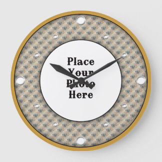 Butterflies Frame Your Photo Wall Clock