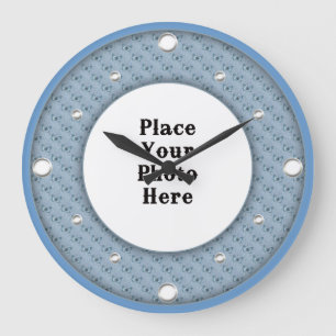 Butterflies Frame Your Photo Wall Clock