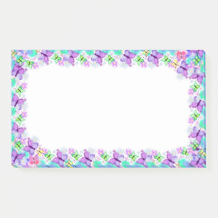 Butterflies Framed Post it Notes