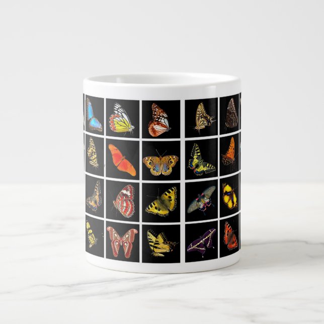 Butterflies from around the World Giant Coffee Mug (Front)