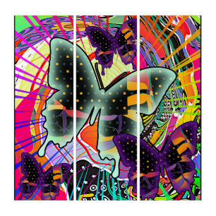 Butterflies Galore Triptych