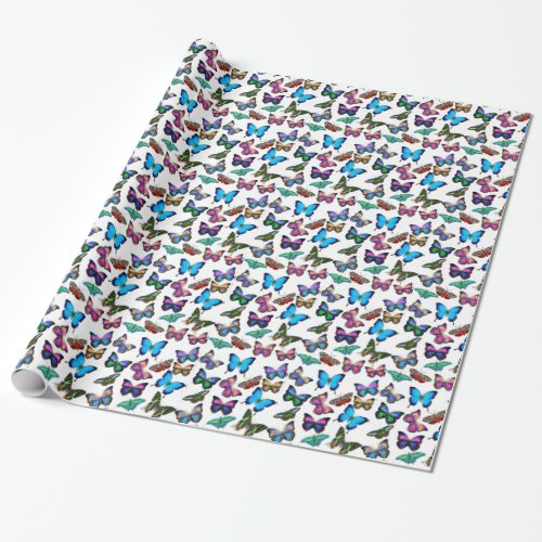 Butterflies Galore Wrapping Paper