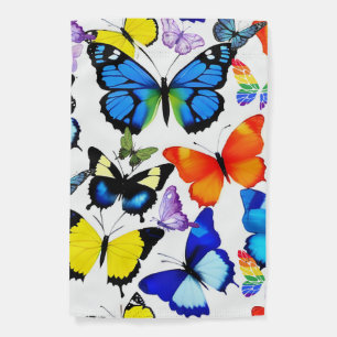 Butterflies  garden flag