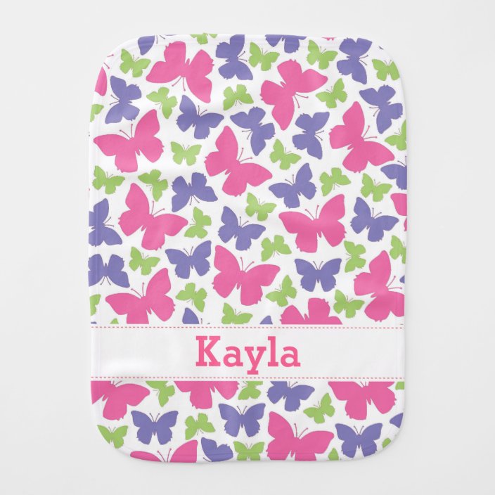 personalized burp cloths