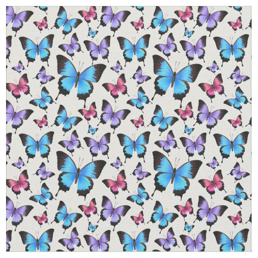 Butterflies Girly Fabric