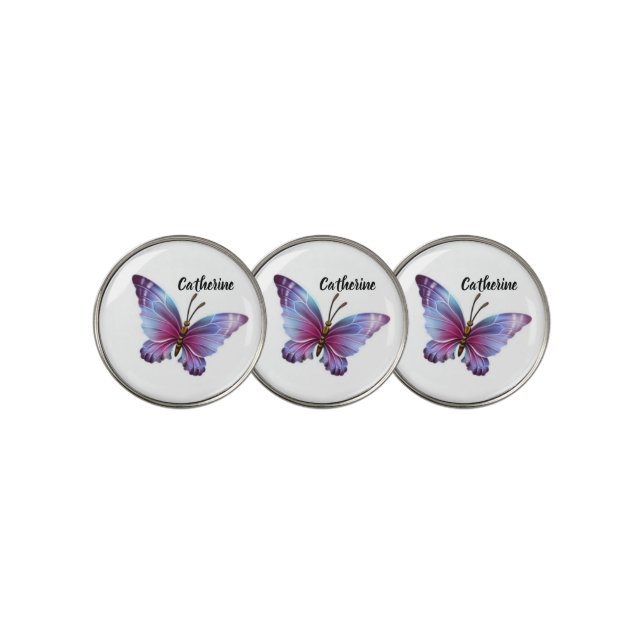 Butterflies Golf Ball Marker (3 Up)