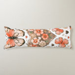 Butterflies, Hearts and Flowers Body Pillow