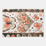 Butterflies, Hearts and Flowers Kitchen Towel
