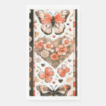 Butterflies, Hearts and Flowers Paper Guest Towels