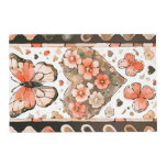 Butterflies, Hearts and Flowers Placemat