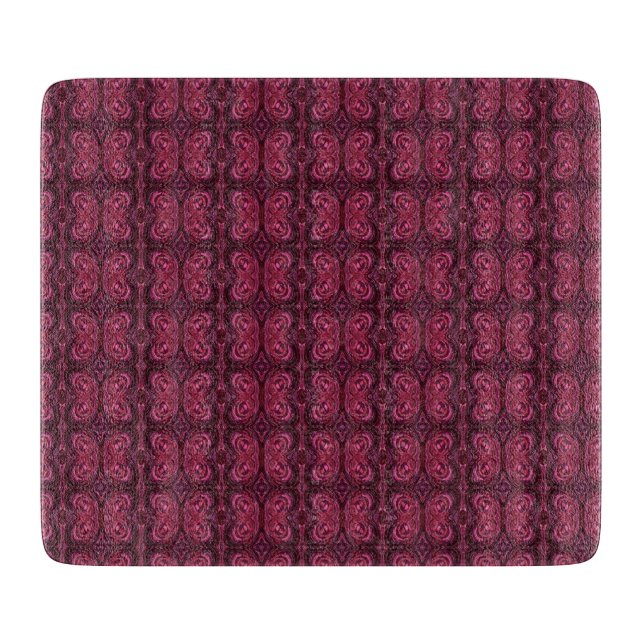 Butterflies in abstract cutting board (Front)