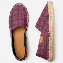 Butterflies in abstract Espadrilles