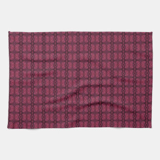 Butterflies in abstract towel