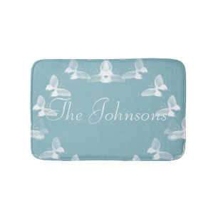 Butterflies in Flight Bath Mat