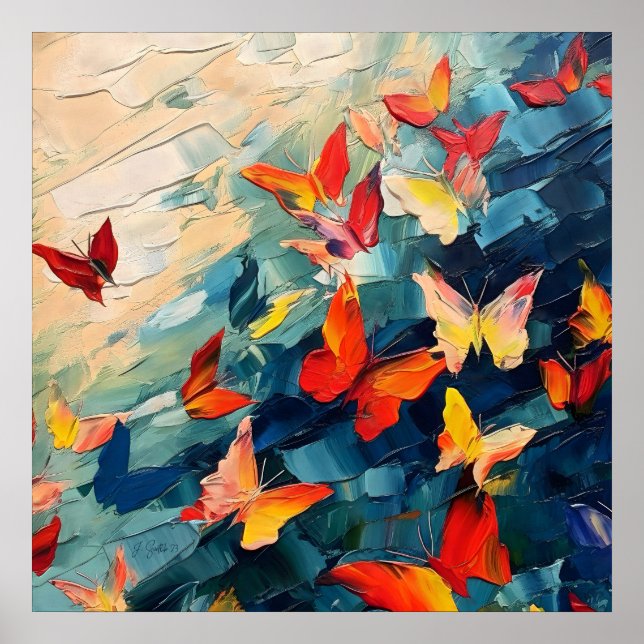 Butterflies in Motion Poster (Front)