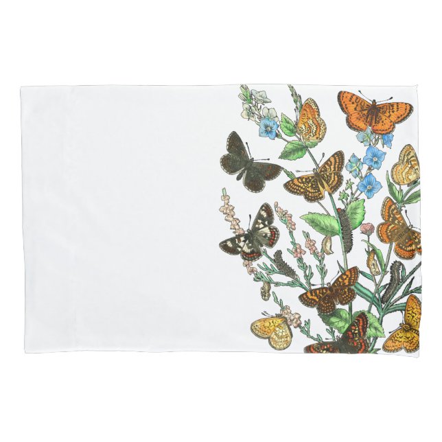 BUTTERFLIES IN NATURE PILLOW CASE (Front)