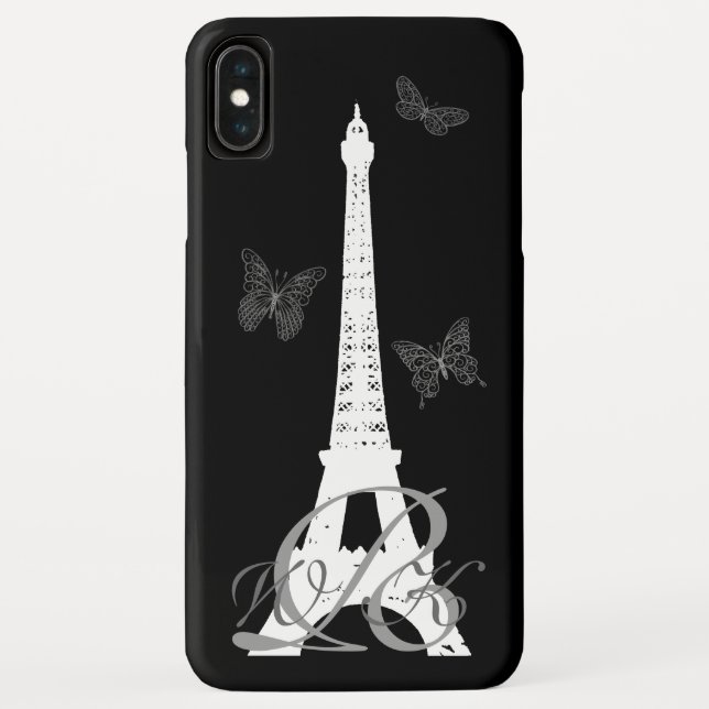 Butterflies in Paris Case-Mate iPhone Case (Back)