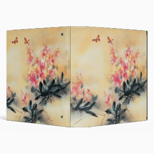 Butterflies in Spring 3 Ring Binder