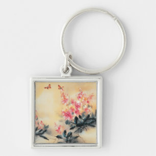 Butterflies in Spring Keychain