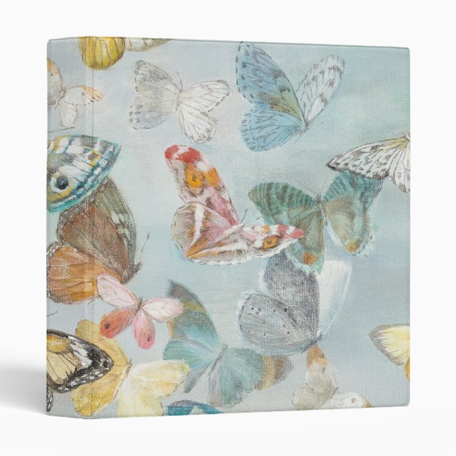 Butterflies in the Clouds 3 Ring Binder (Front/Spine)