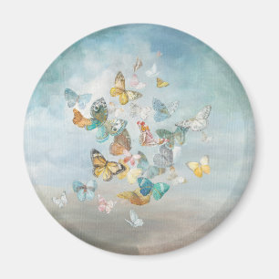 Butterflies in the Clouds Magnet