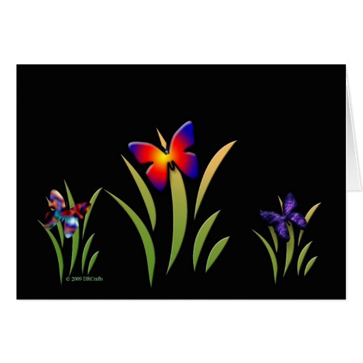 Butterflies in the grass cards (Front Horizontal)