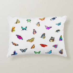 Butterflies Insect Animals Nature Butterfly Accent Pillow
