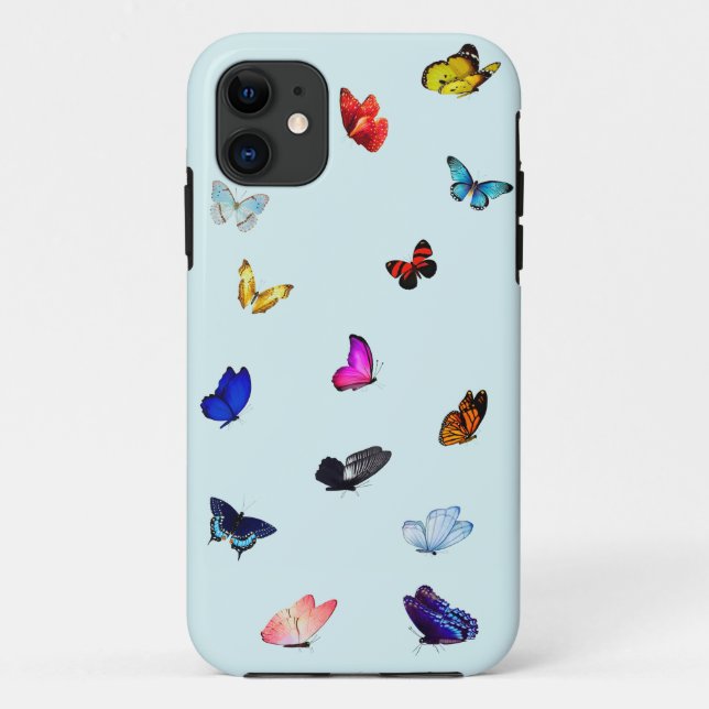 Butterflies iPhone 11 Tough Case (Back)