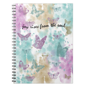 Butterflies Joy Rises from the Soul Notebook