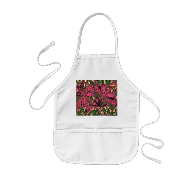 Butterflies Kids' Apron (Front)