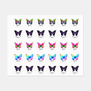Butterflies Kids' Labels