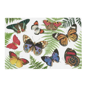 Butterflies Laminated Placemat