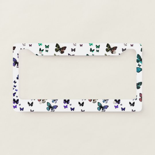 Butterflies License Plate Frame